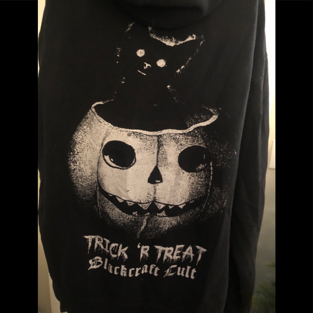Black craft zip up